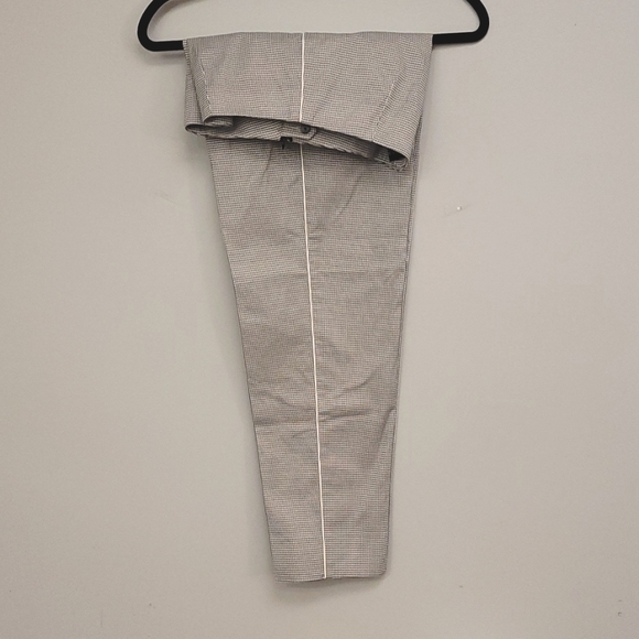Piazza Sempione black and white grid Audrey pants - Size 6 - Picture 3 of 12